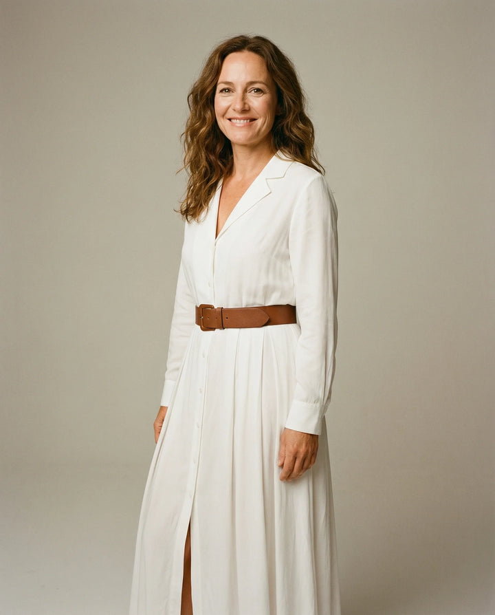 Elin™ | De Linnen Maxi Jurk